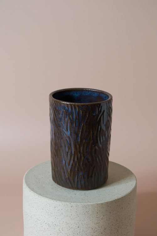 Carved Bark Cup