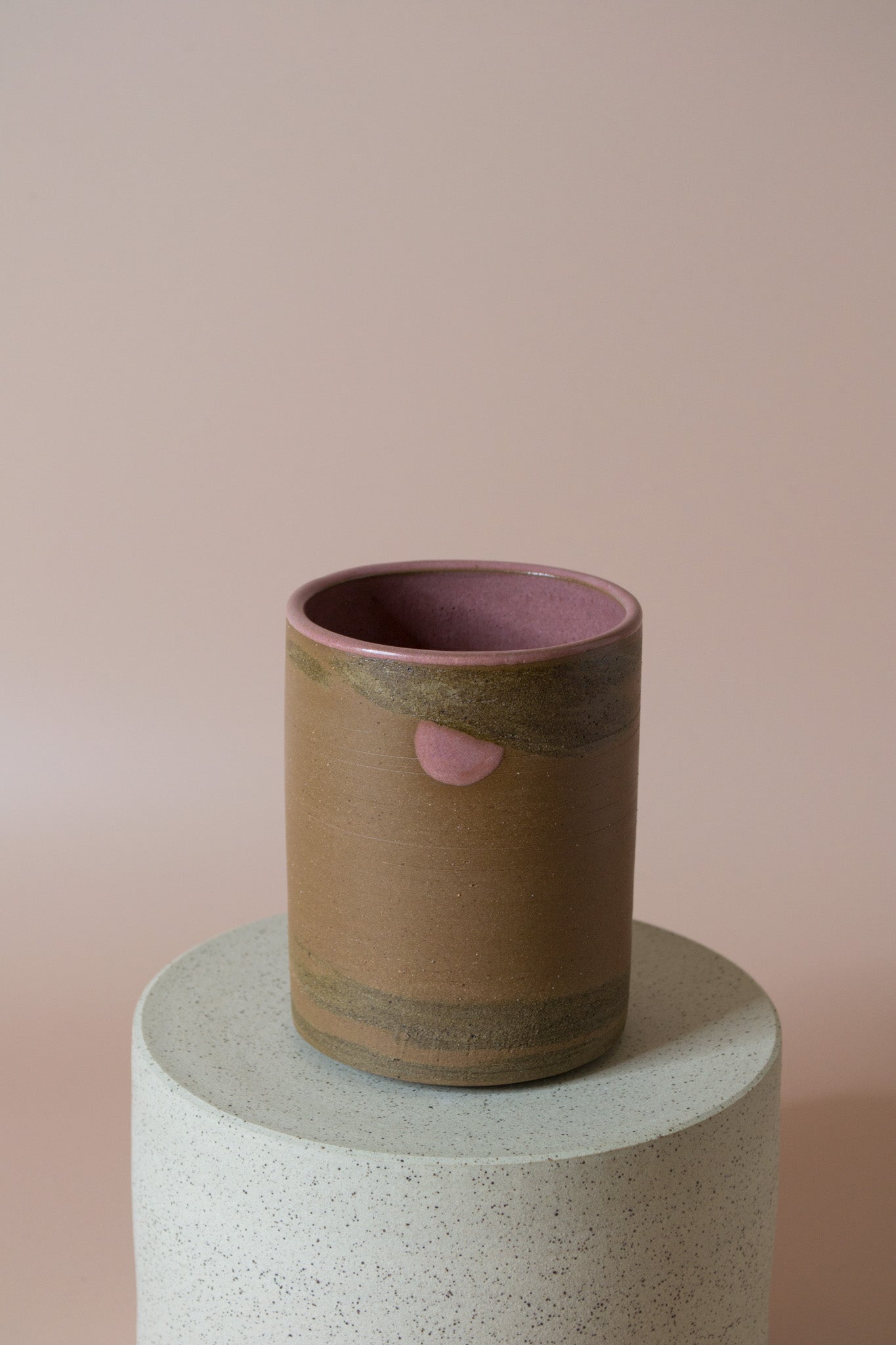 Marbled Pen Holder in Sunset