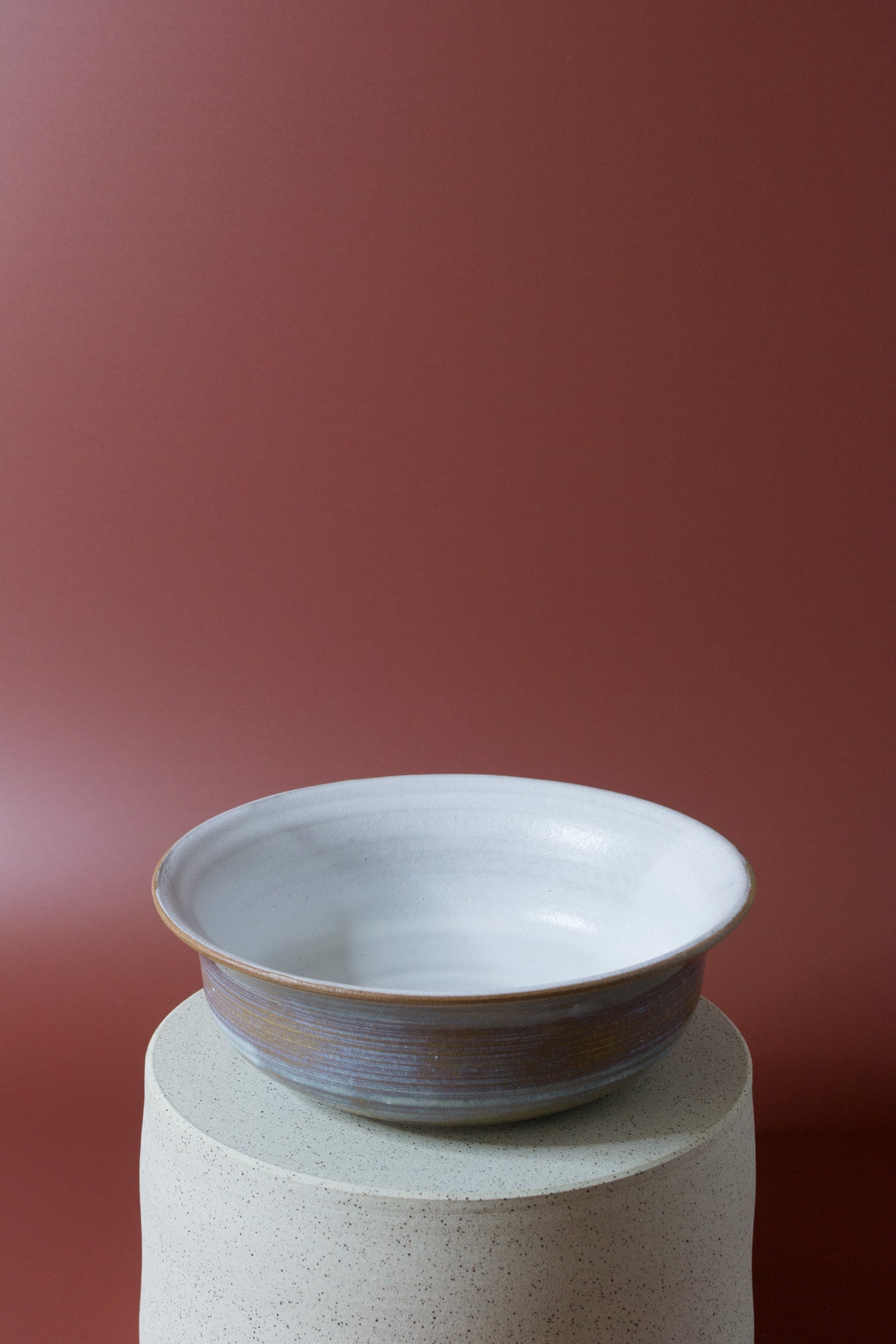 Medium Planter in Milk Glass