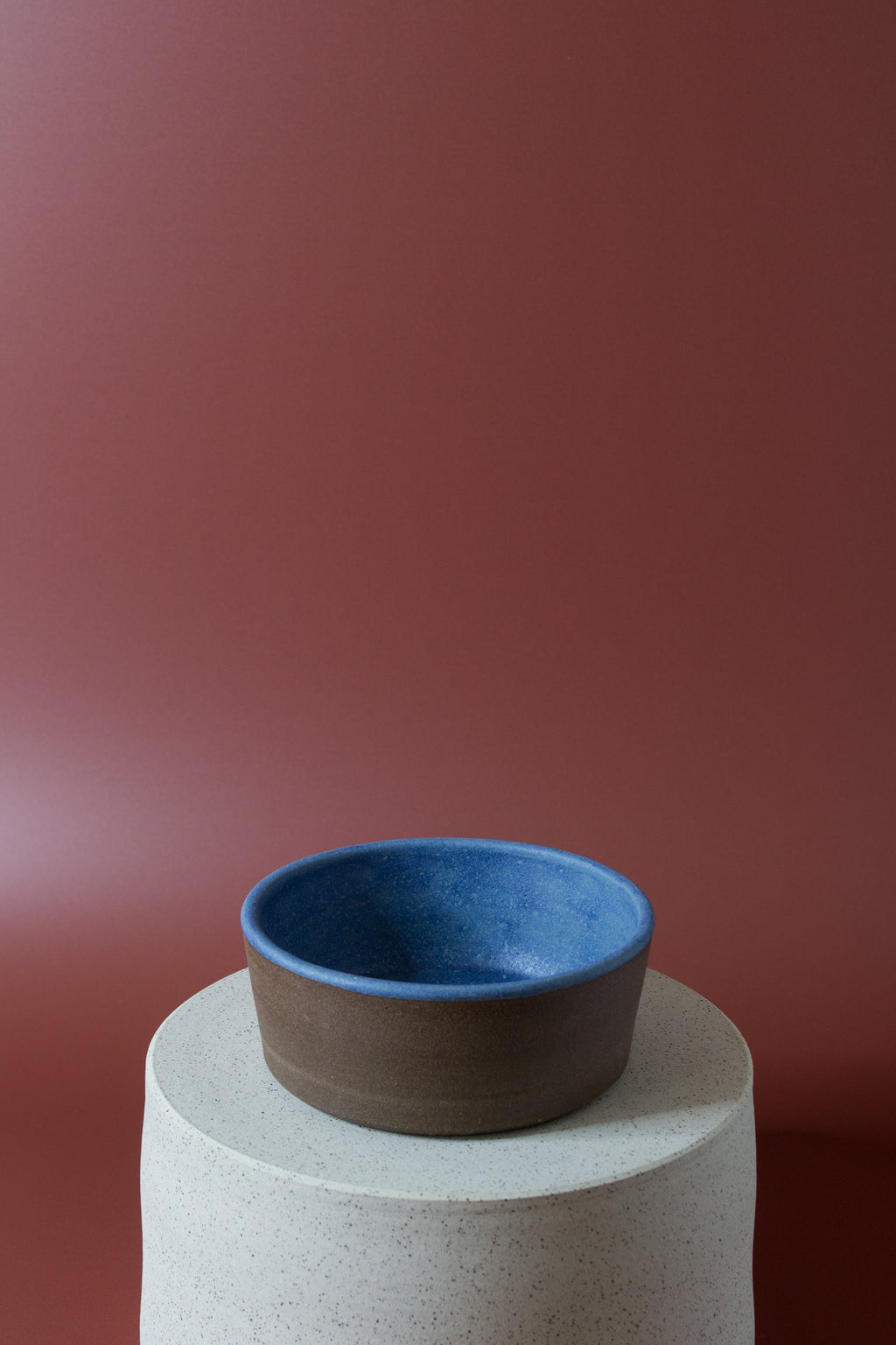 Medium Marbled Planter in Blue