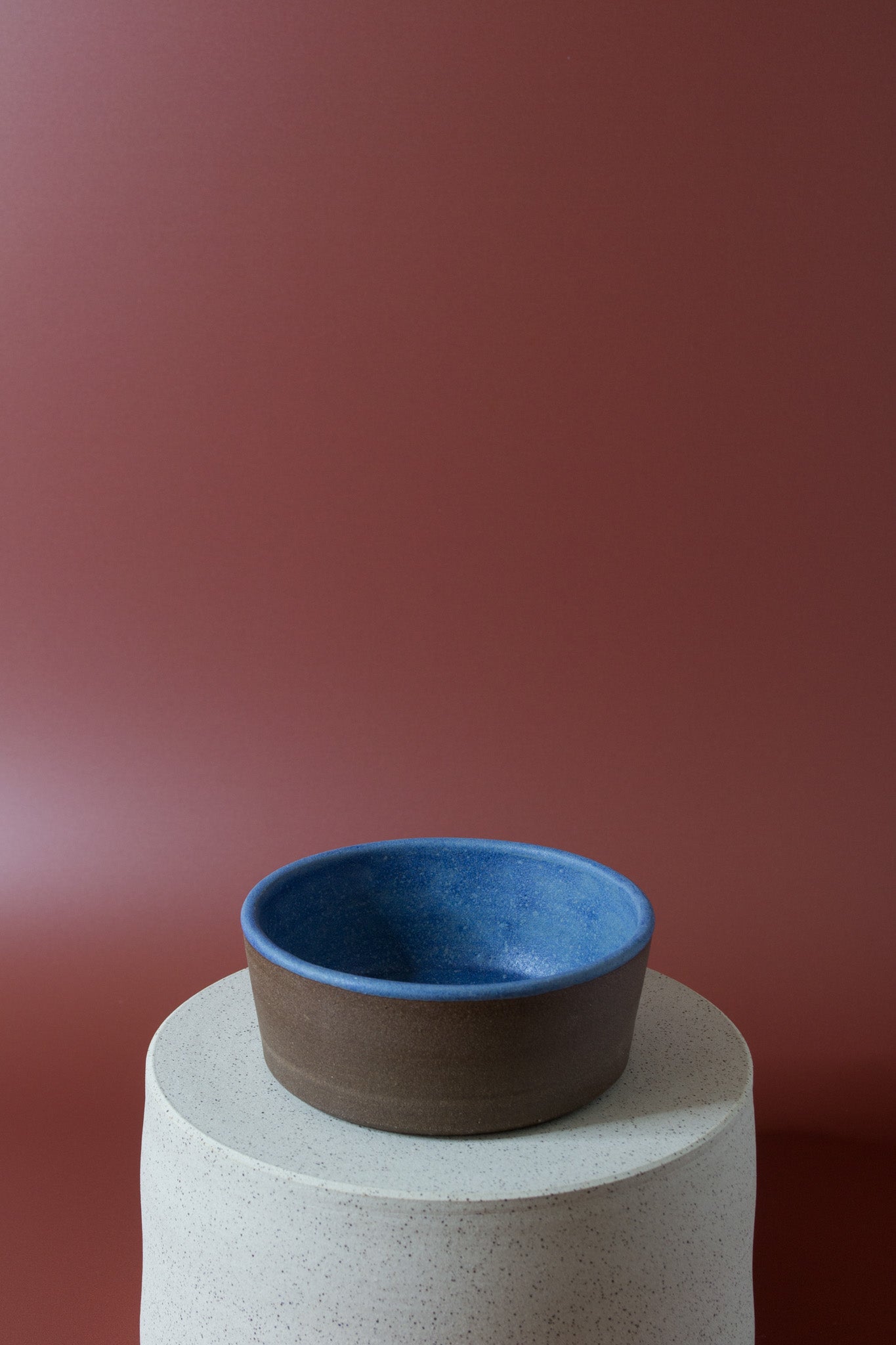 Medium Marbled Planter in Blue