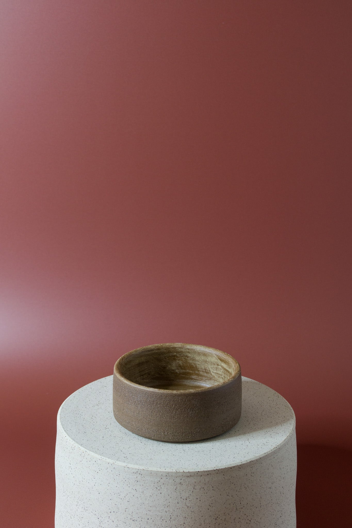 Medium Basketweave Planter in Chocolate